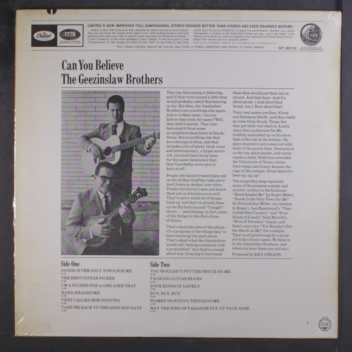 can you believe by GEEZINSLAW BROTHERS