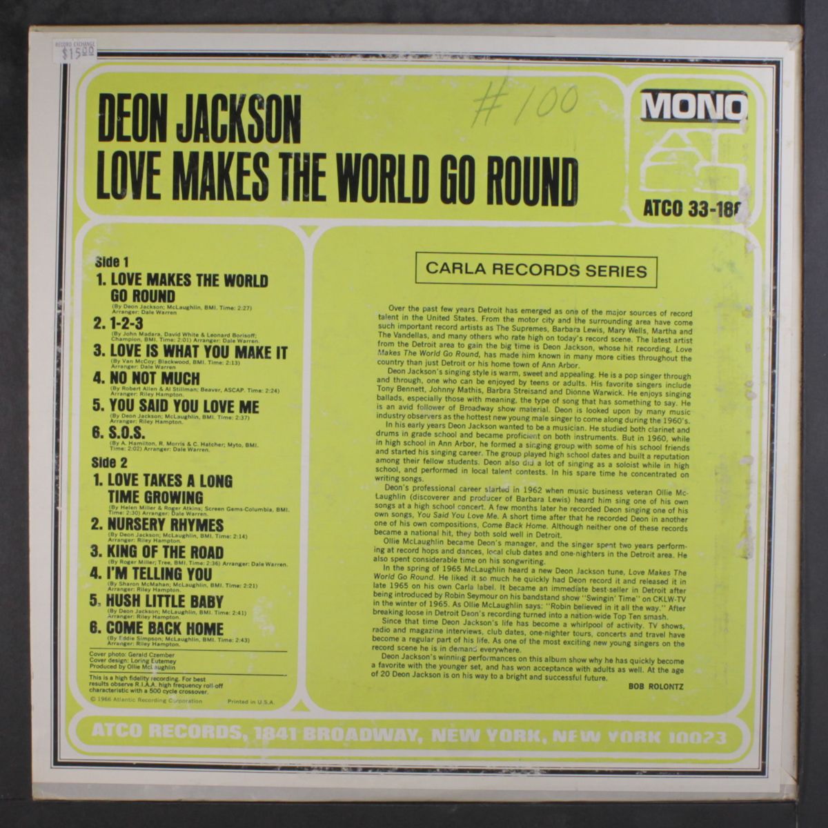love makes the world go round by DEON JACKSON
