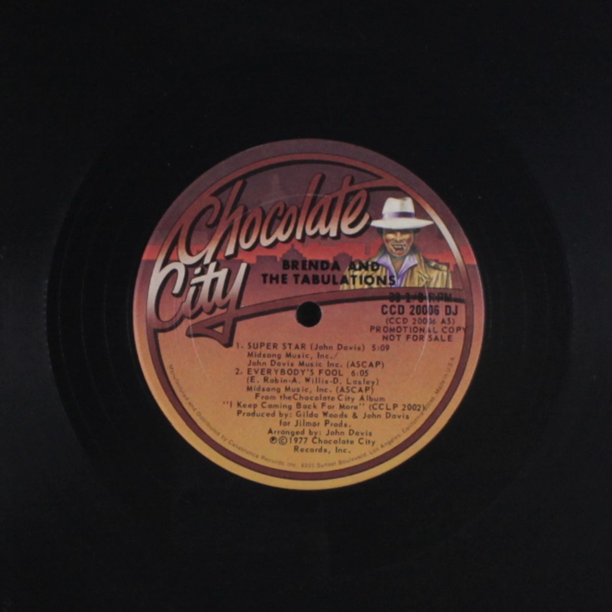 super star / blank by BRENDA & THE TABULATIONS