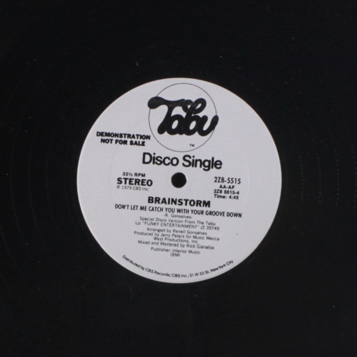 hot for you / don't let me catch you with your groove down by BRAINSTORM