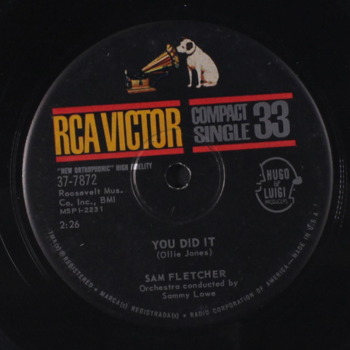 hold me / you did it by SAM FLETCHER