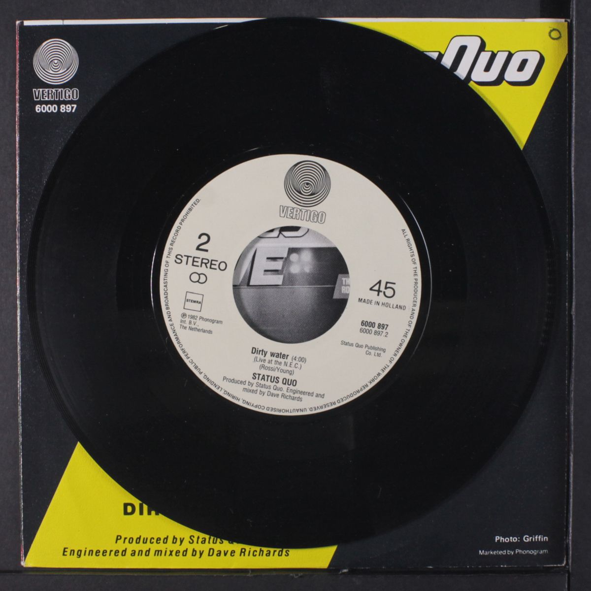 caroline / dirty water by STATUS QUO