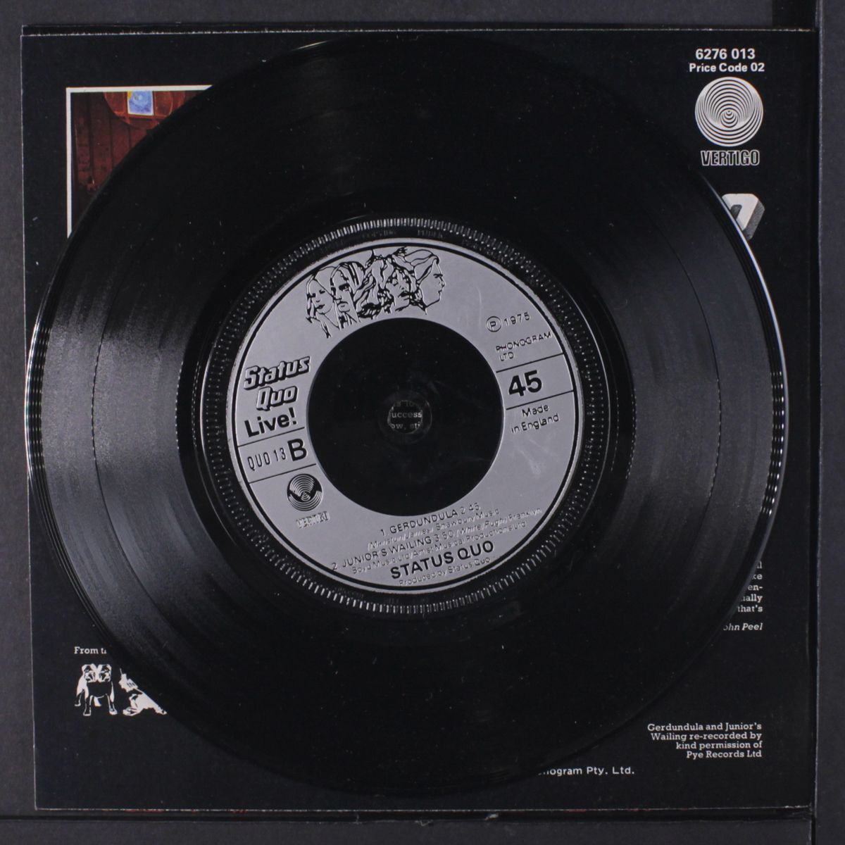 roll over lay down +2 by STATUS QUO