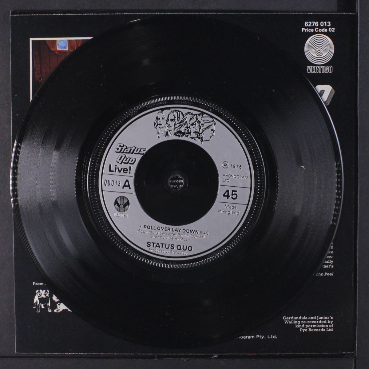 roll over lay down +2 by STATUS QUO