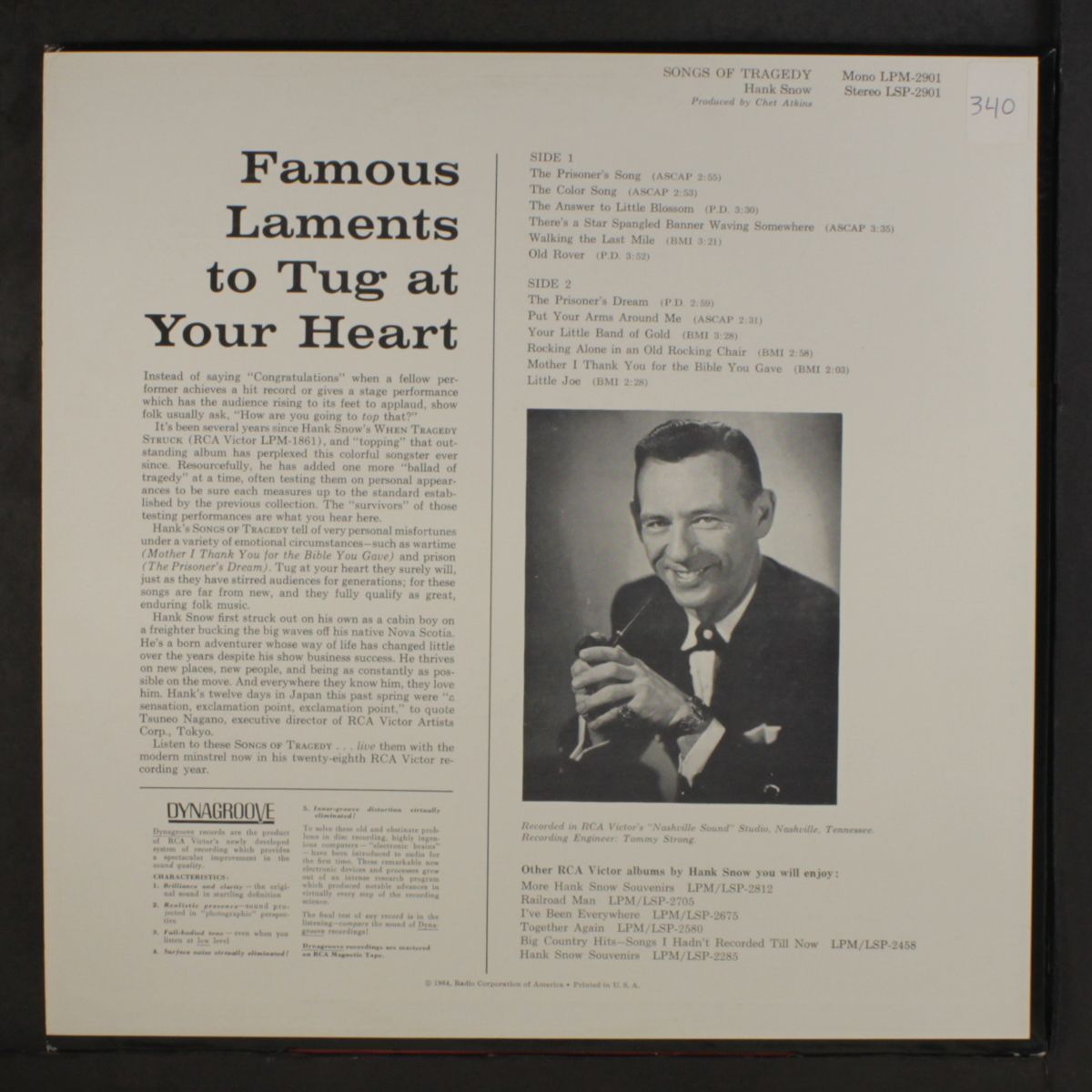 songs of tragedy by HANK SNOW