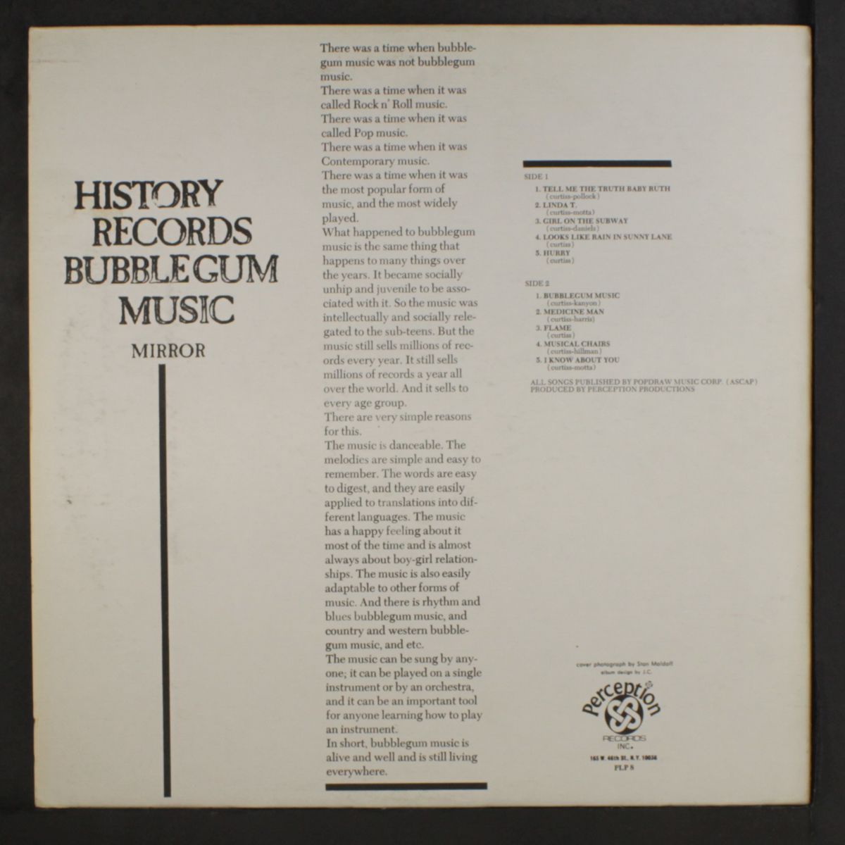 history records bubblegum music by MIRROR