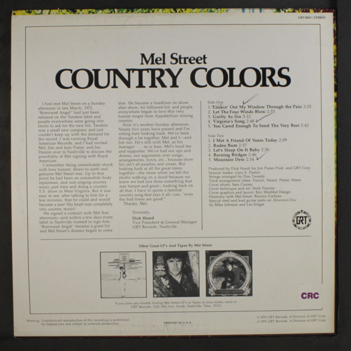 country colors by MEL STREET