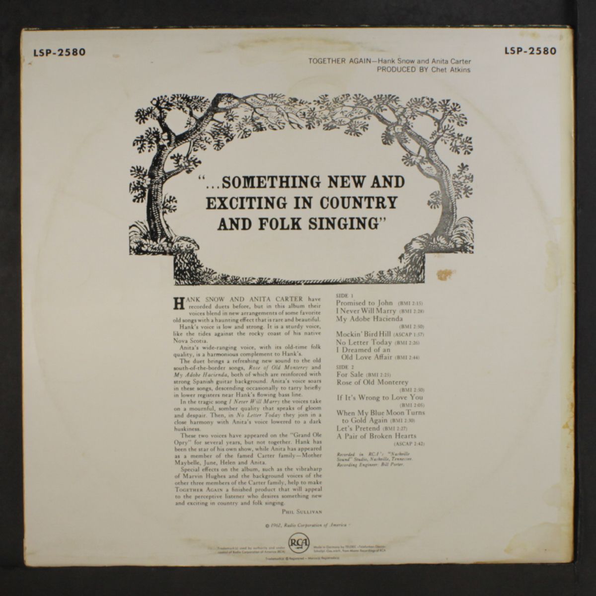 together again by HANK SNOW & ANITA CARTER