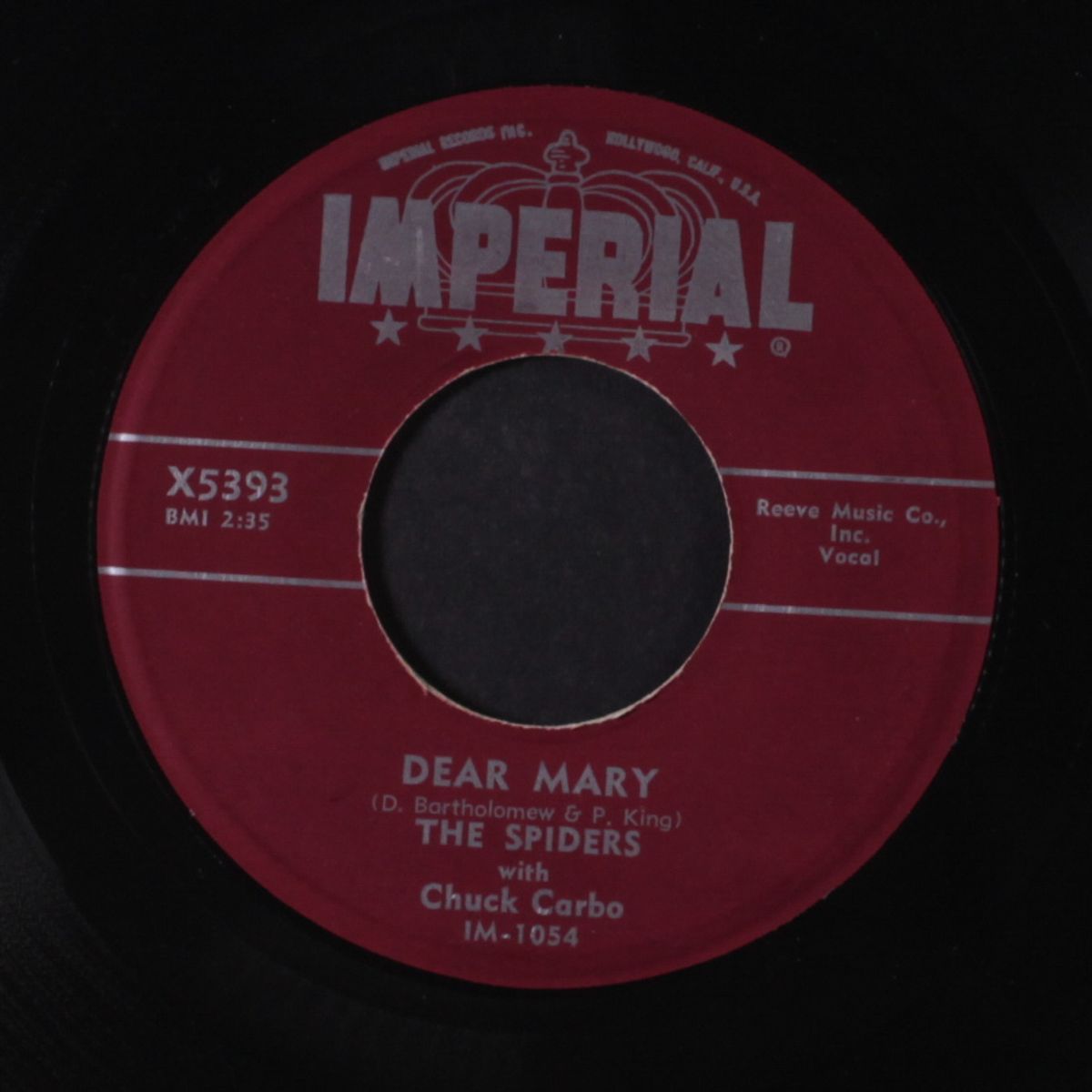 dear mary / a-1 in my heart by SPIDERS
