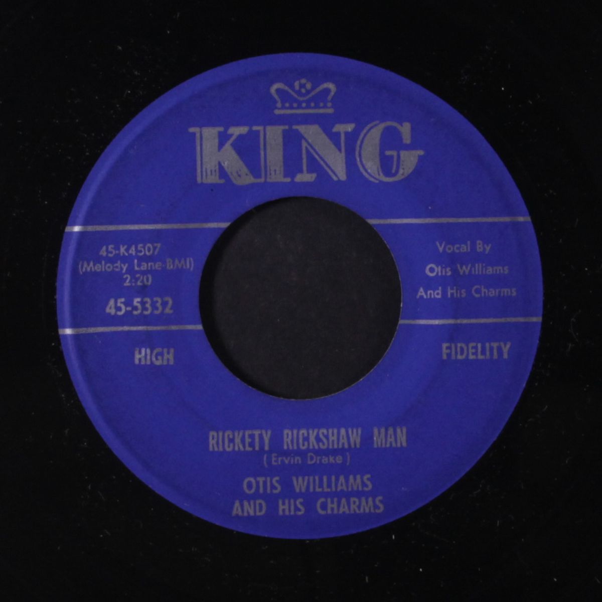 rickety rickshaw man / silver star by OTIS WILLIAMS & CHARMS
