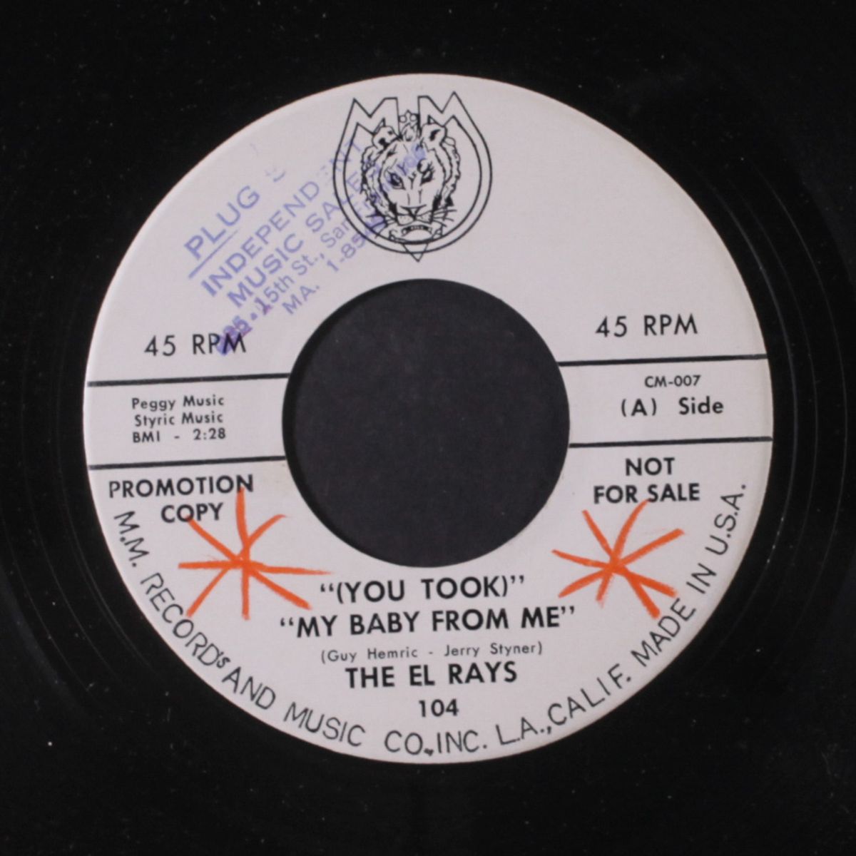 till the end of time / my baby from me by EL RAYS