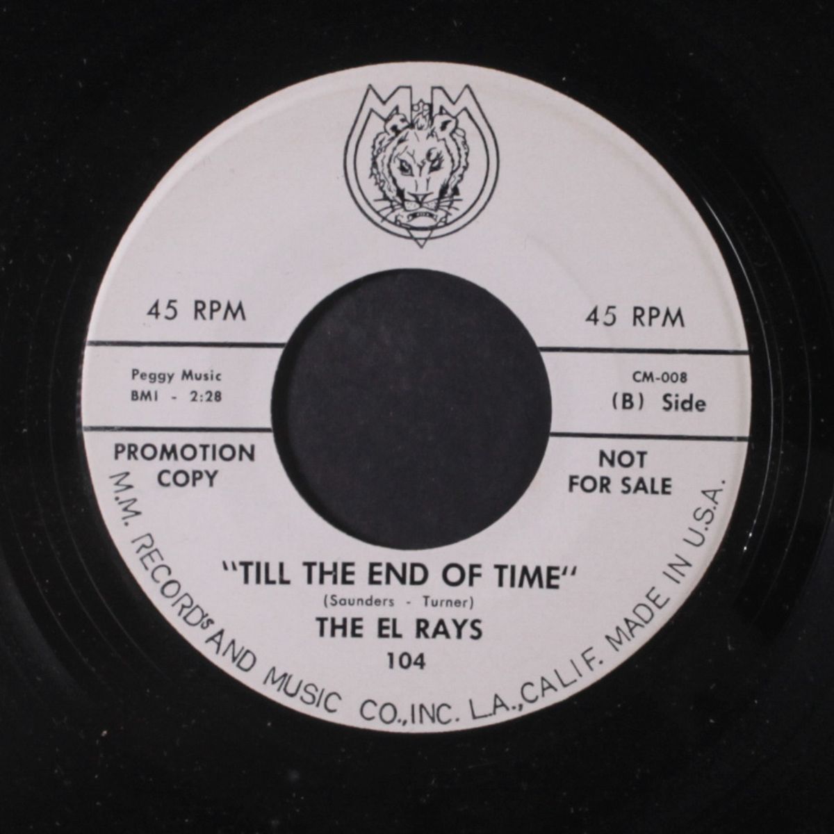 till the end of time / my baby from me by EL RAYS