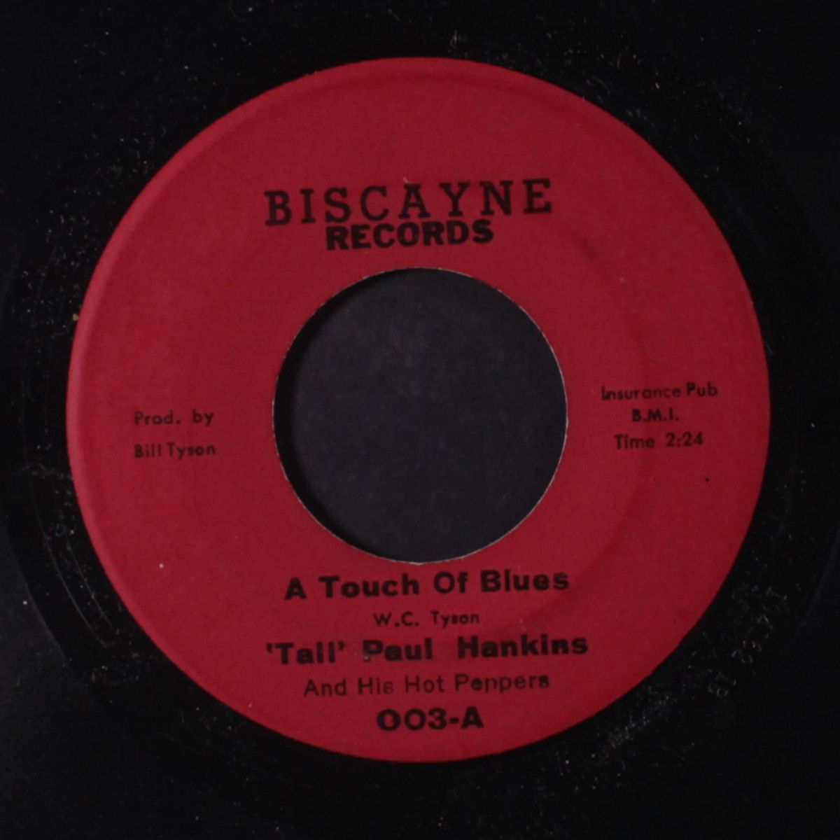 hot spot / a touch of blues by TALL PAUL HANKINS