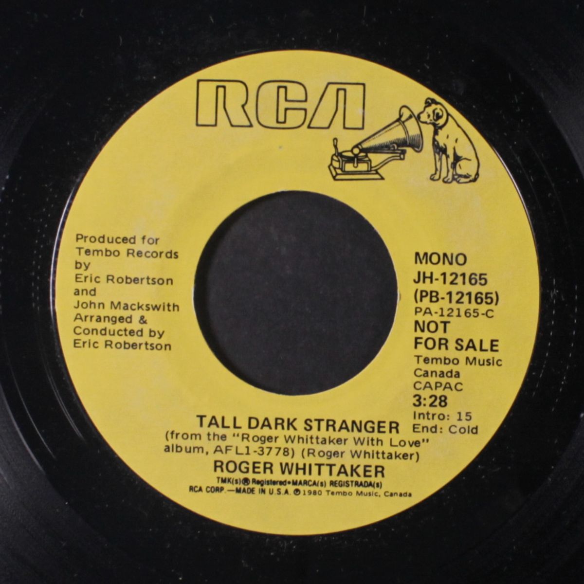tall dark stranger / mono by ROGER WHITTAKER