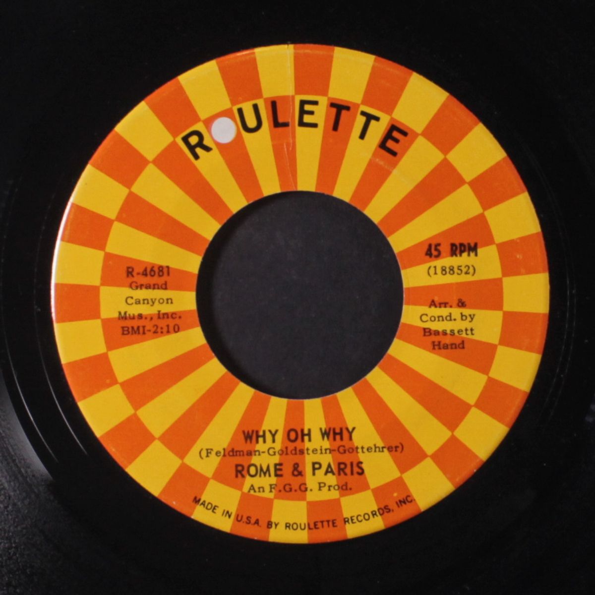 because of you / why oh why by ROME & PARIS