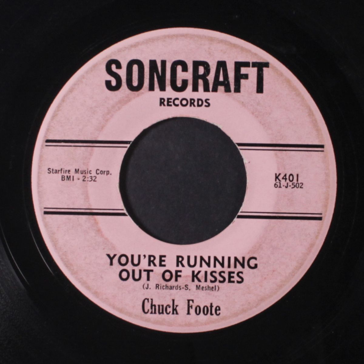 come on back / you're running out of kisses by CHUCK FOOTE & GROUP