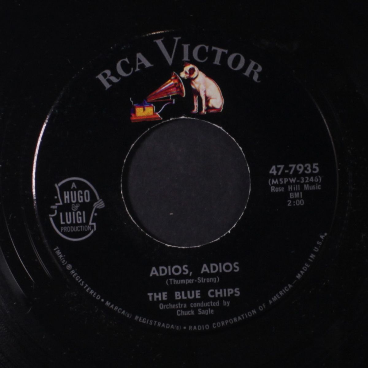 adios, adios / let it ride by BLUE CHIPS