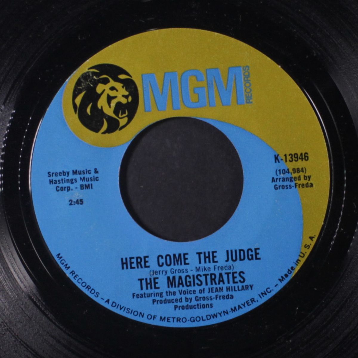 here come the judge / girl by MAGISTRATES