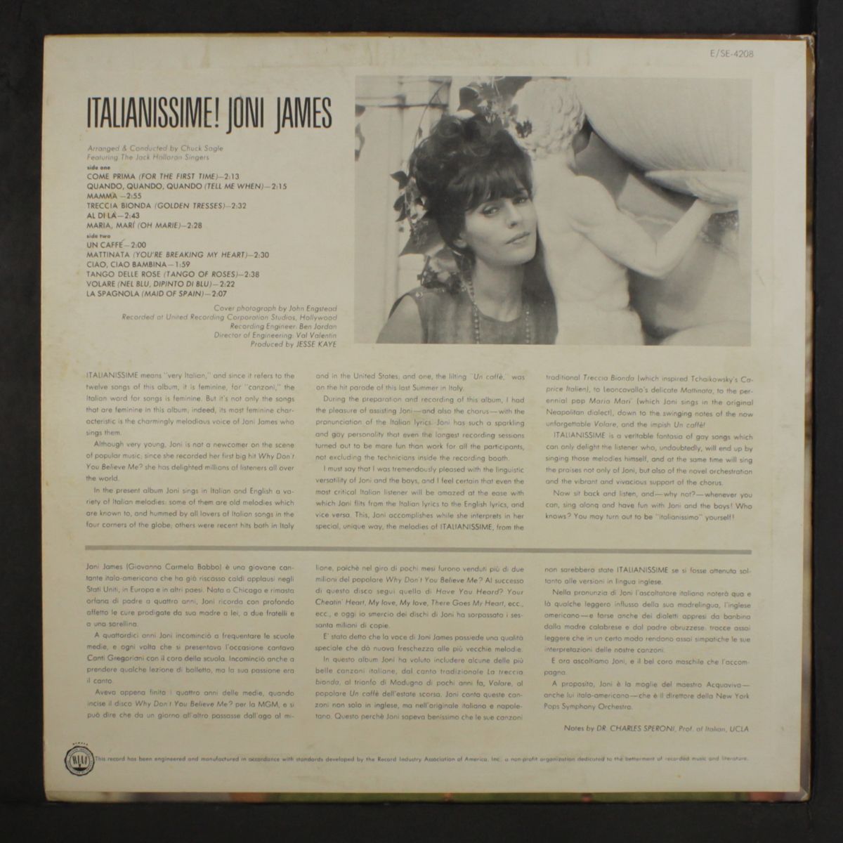 italianissime! by JONI JAMES