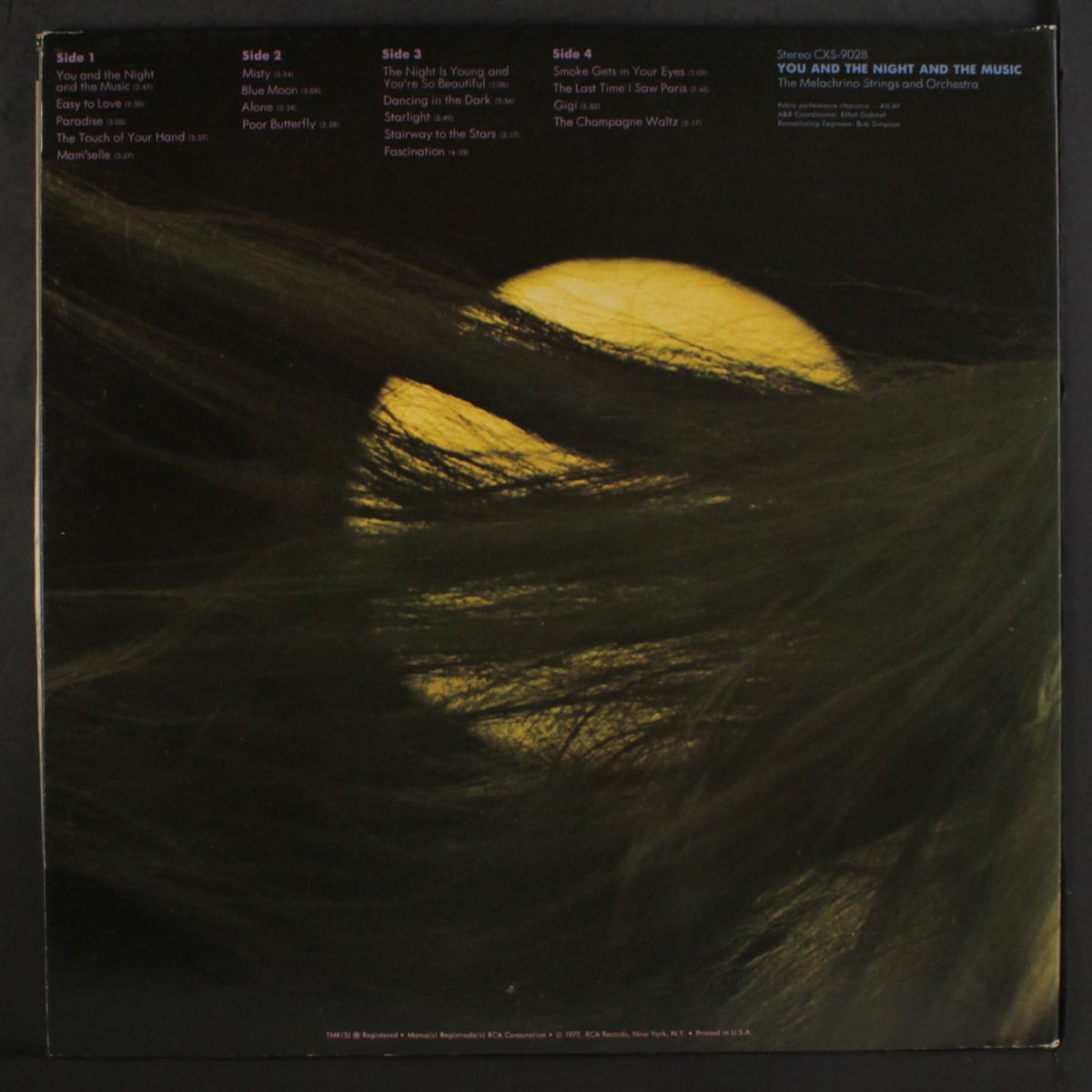 you & the night & the music by MELACHRINO STRINGS & ORCHESTRA