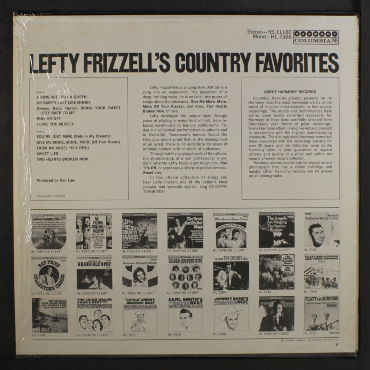 lefty frizzell's country favorites by LEFTY FRIZZELL