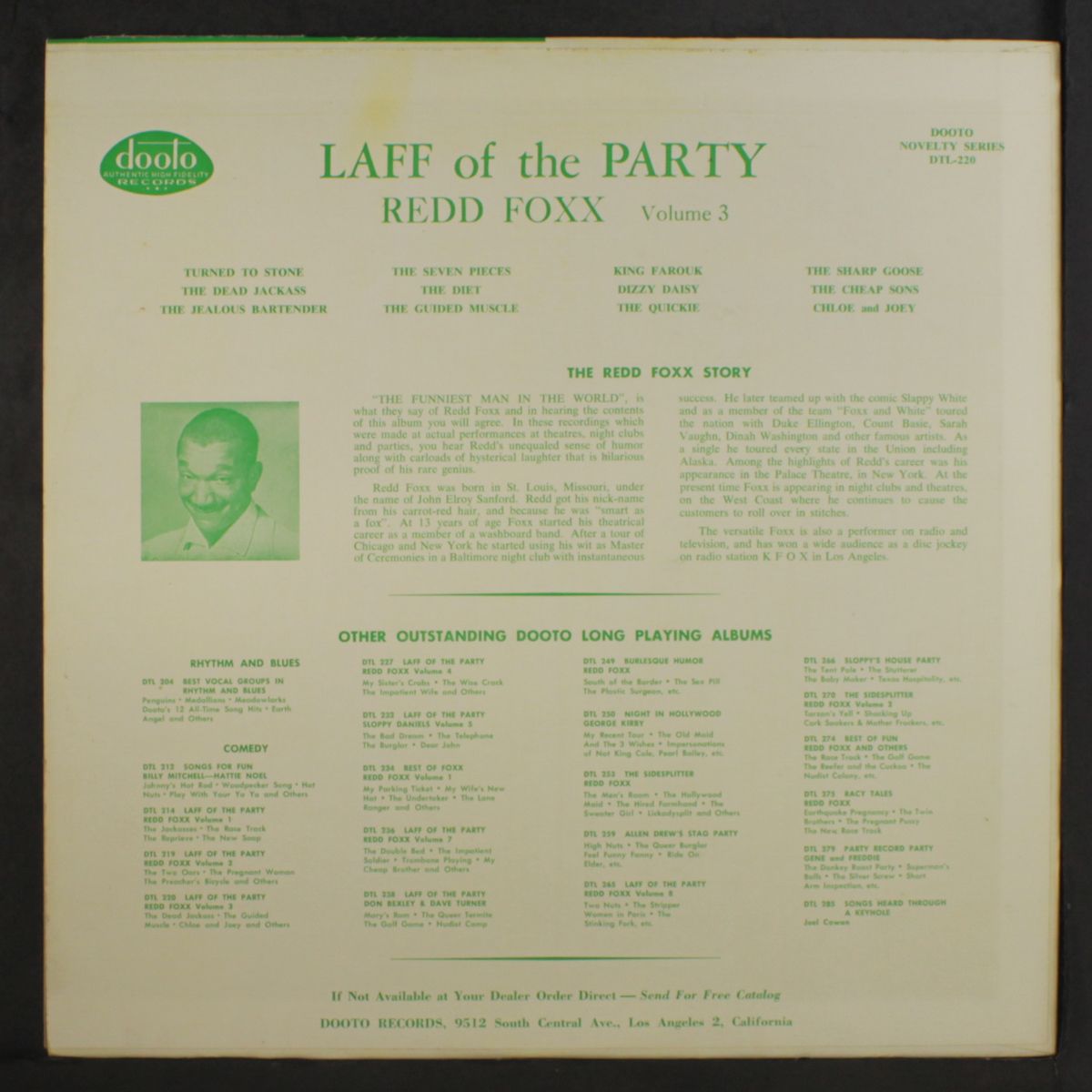 laff of the party, vol. 3 by REDD FOXX