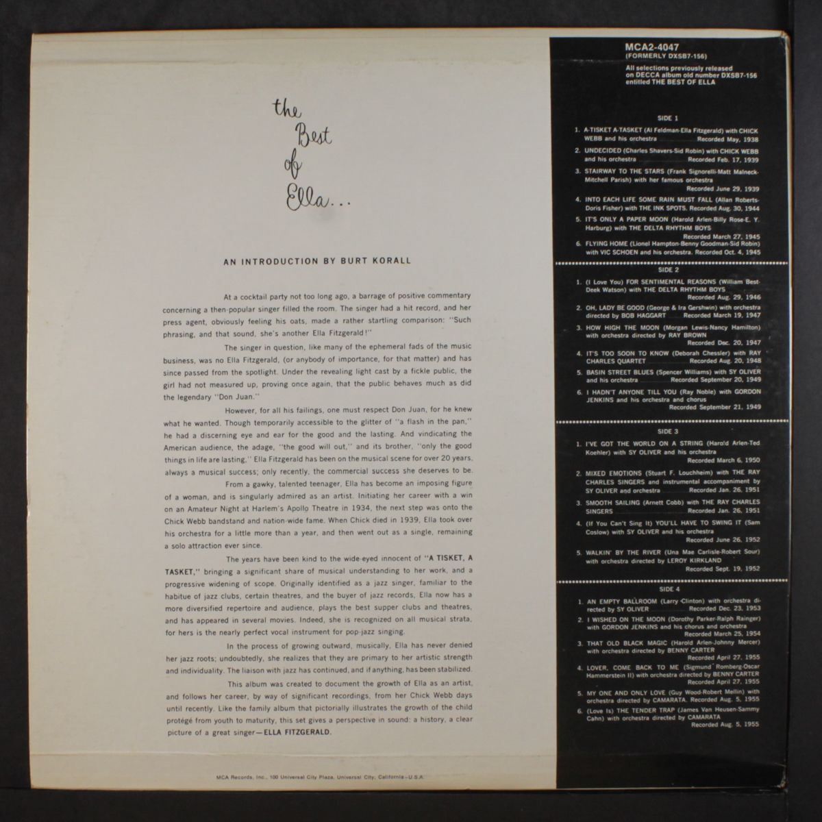 best of by ELLA FITZGERALD