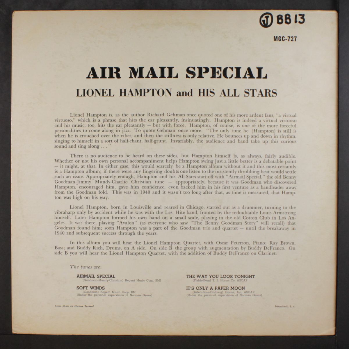 air mail special by LIONEL HAMPTON