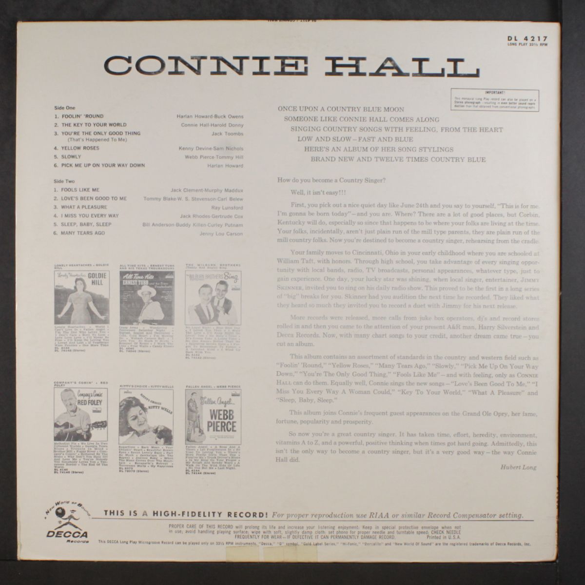 connie hall by CONNIE HALL