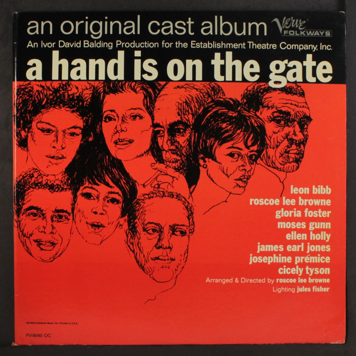 a hand is on the gate by ORIGINAL CAST