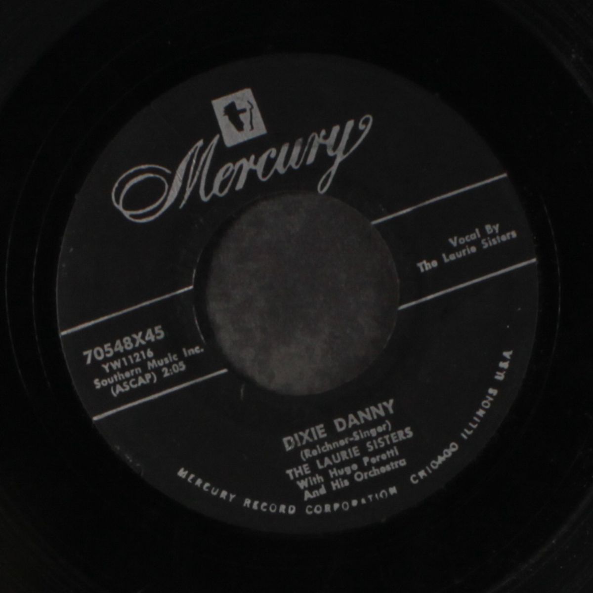 no chance / dixie danny by LAURIE SISTERS