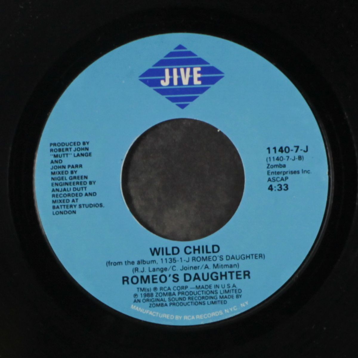 don't break my heart / wild child by ROMEO'S DAUGHTER