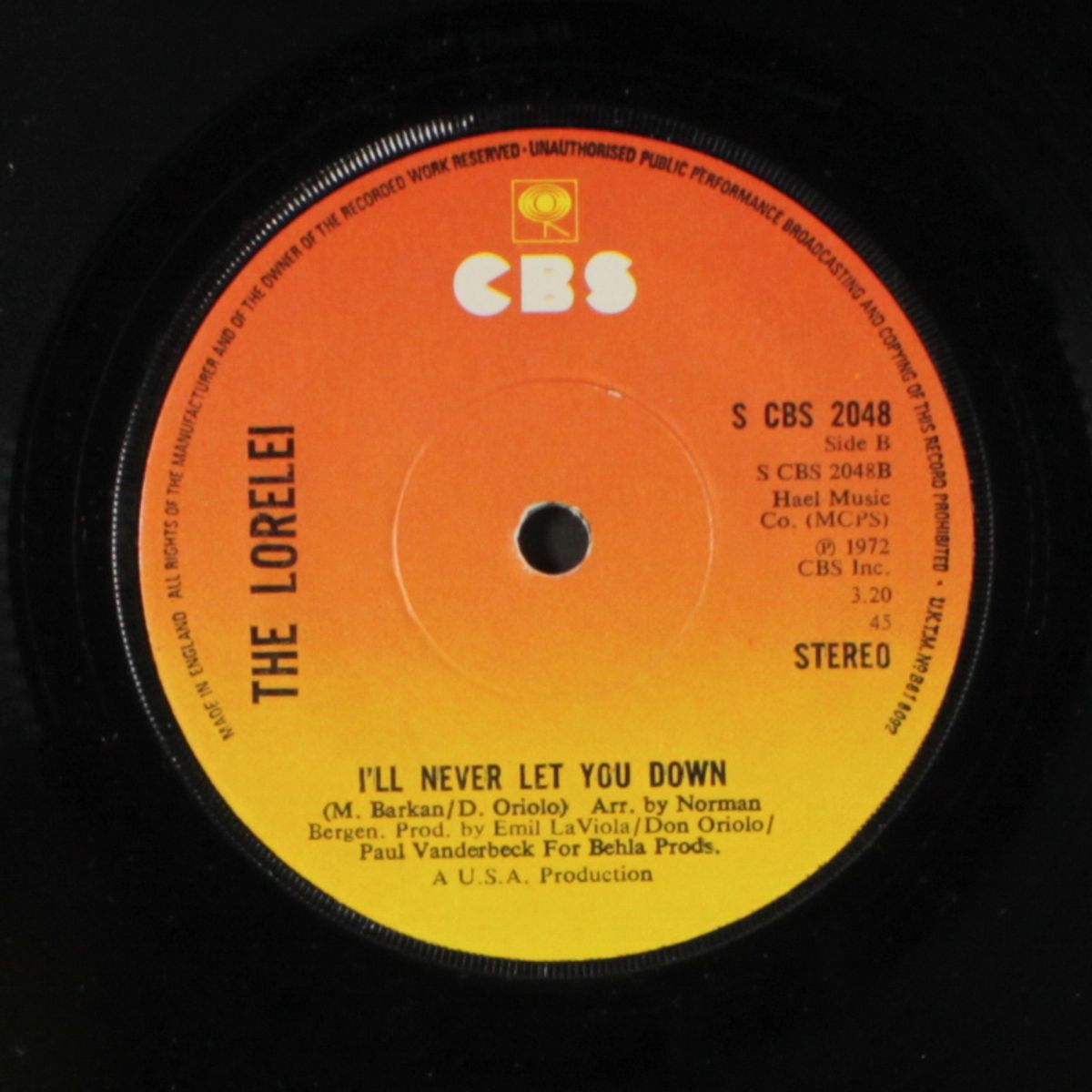 s.t.o.p. (stop) / i'll never let you down by LORELEI