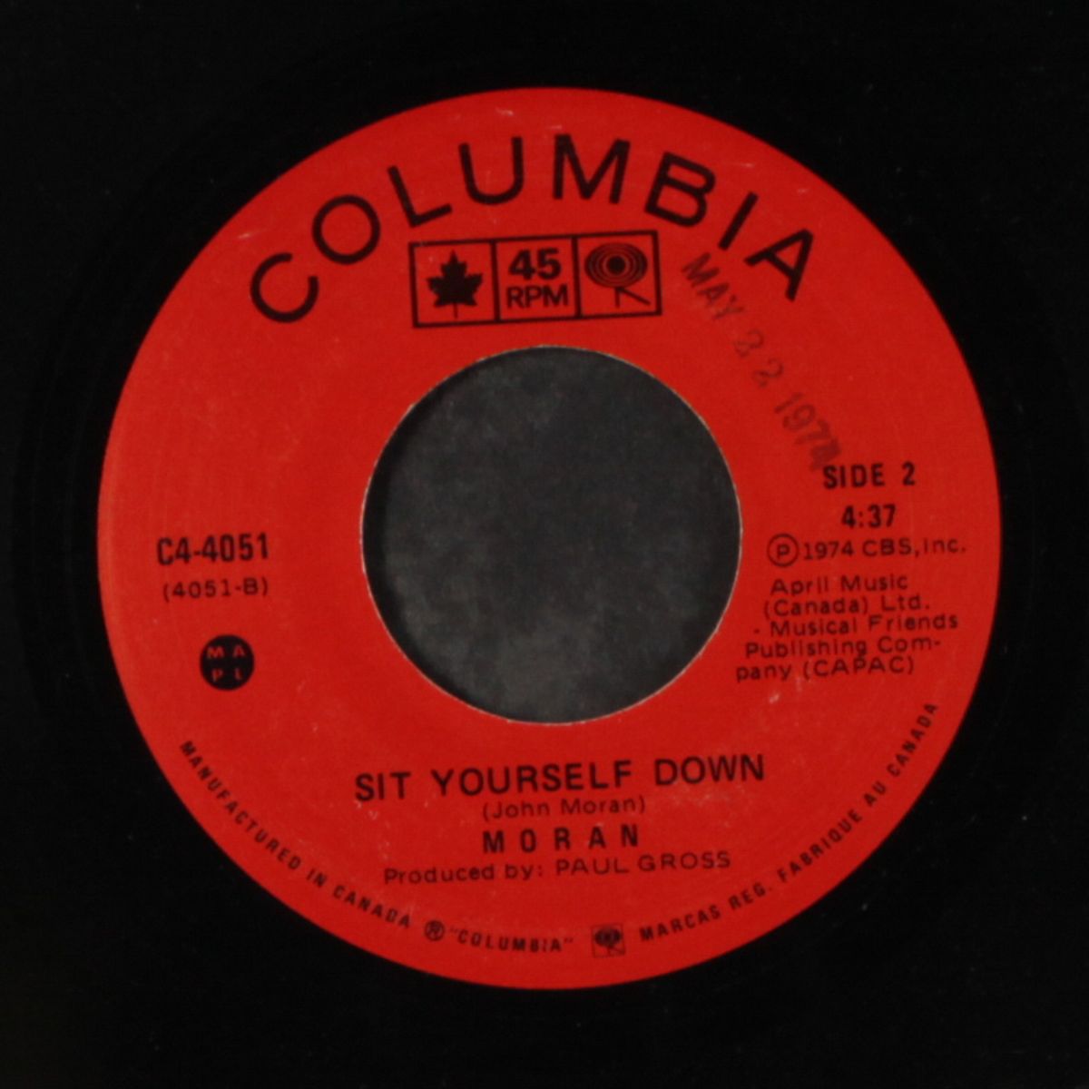 falling in love again / sit yourself down by MORAN