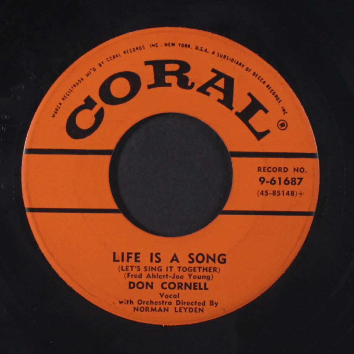 heaven only knows / life is a song by DON CORNELL