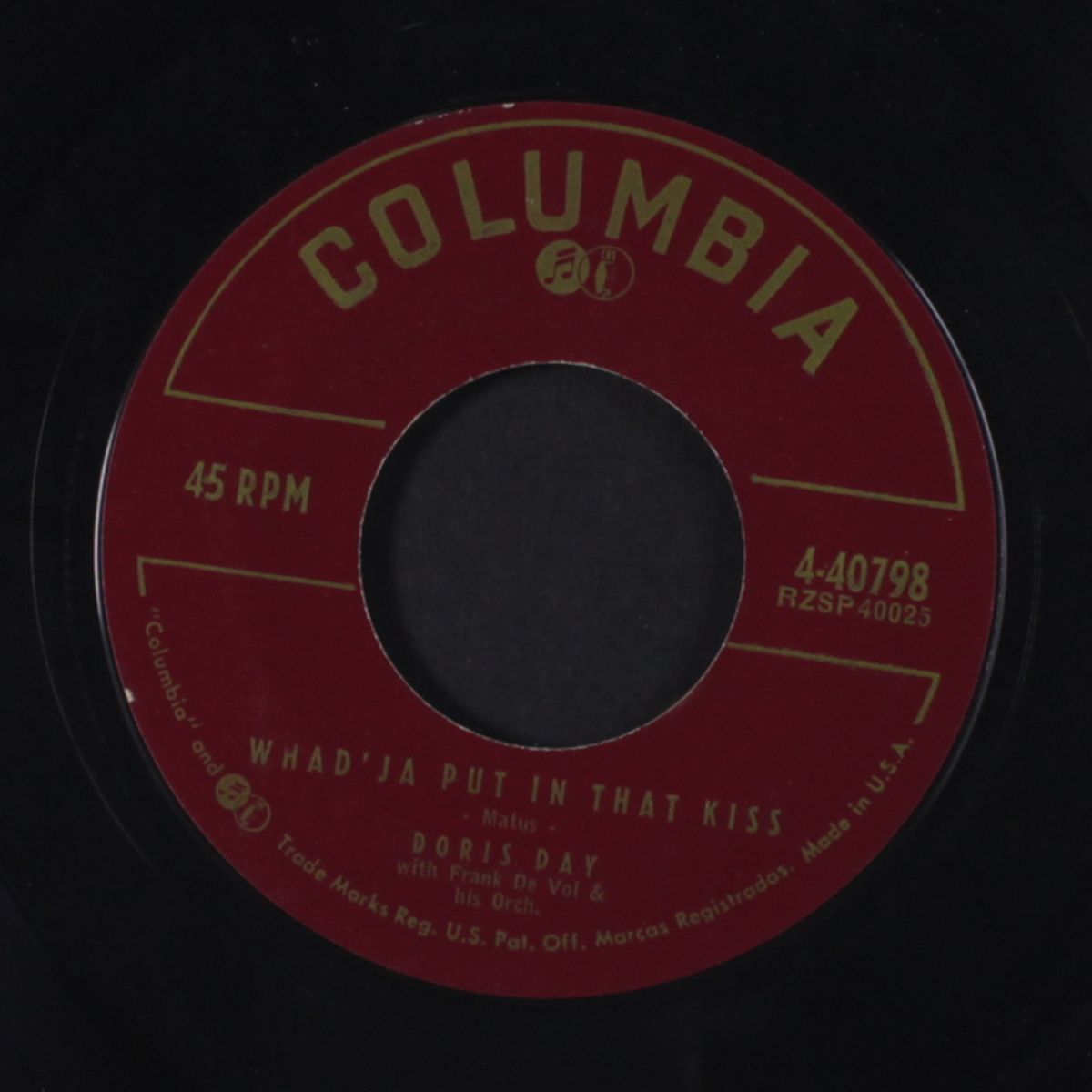 the party's over / whad'ja put in that kiss by DORIS DAY