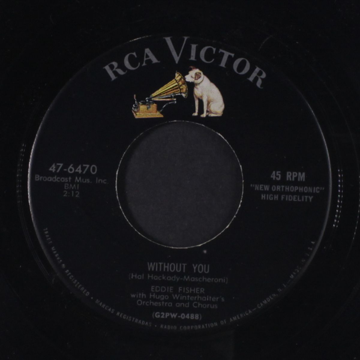 without you / no other one by EDDIE FISHER