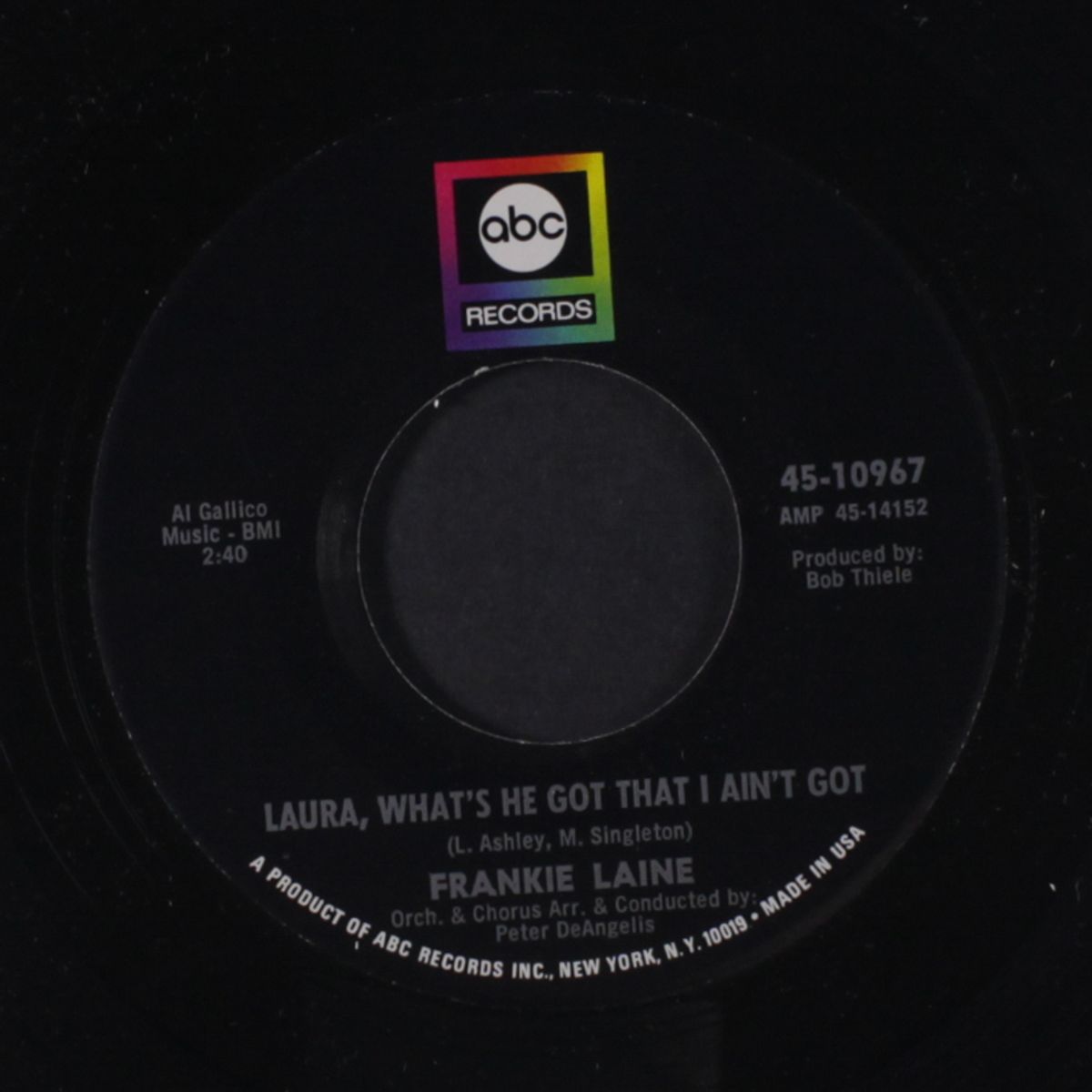 laura, what's he got that i ain't got / sometimes by FRANKIE LAINE