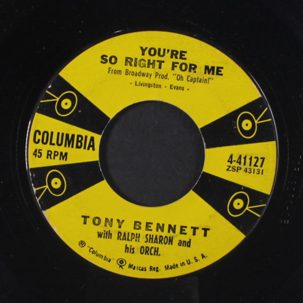 you're so right for me / alone at last and my foolish heart by TONY BENNETT
