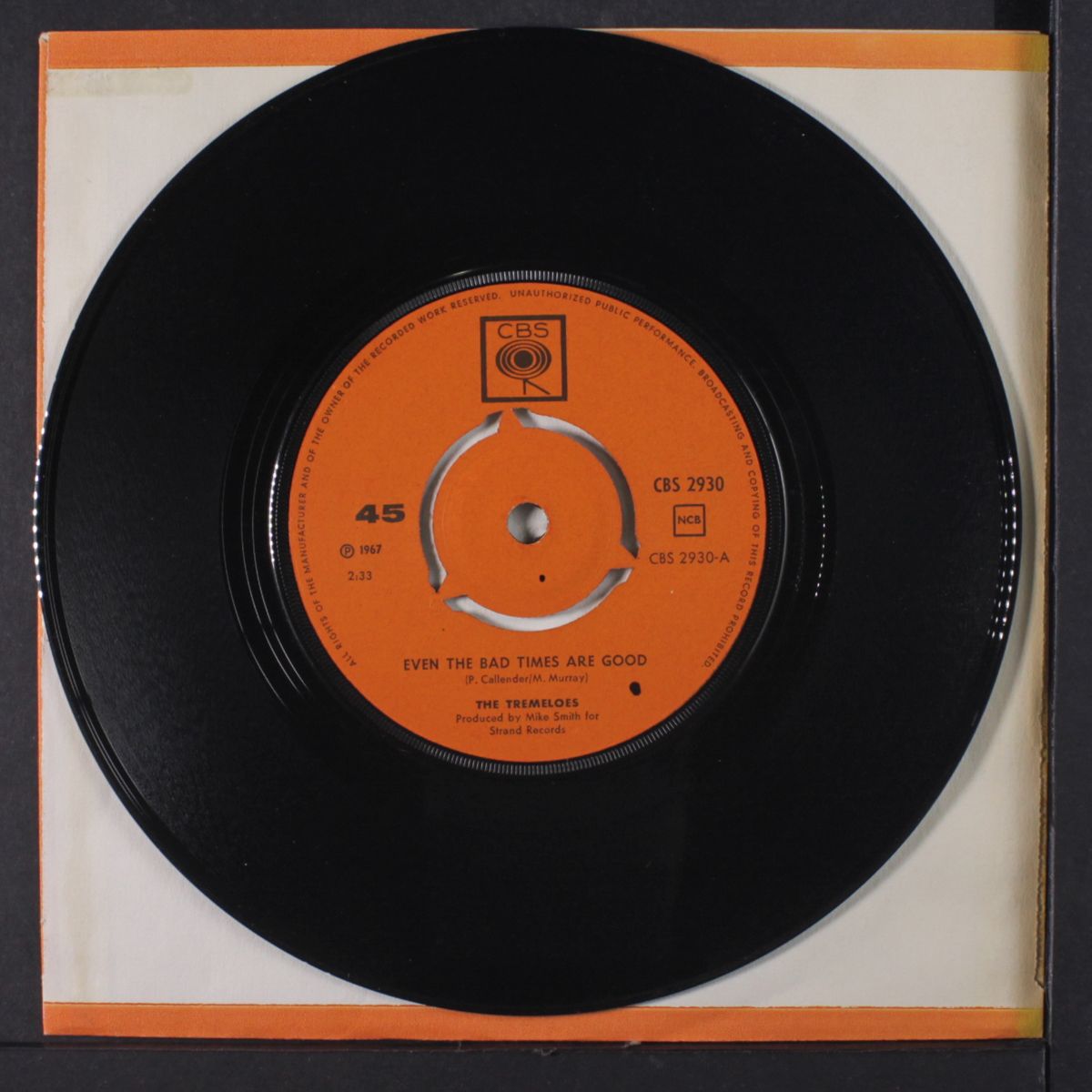 even the bad times are good / jenny's alright by TREMELOES
