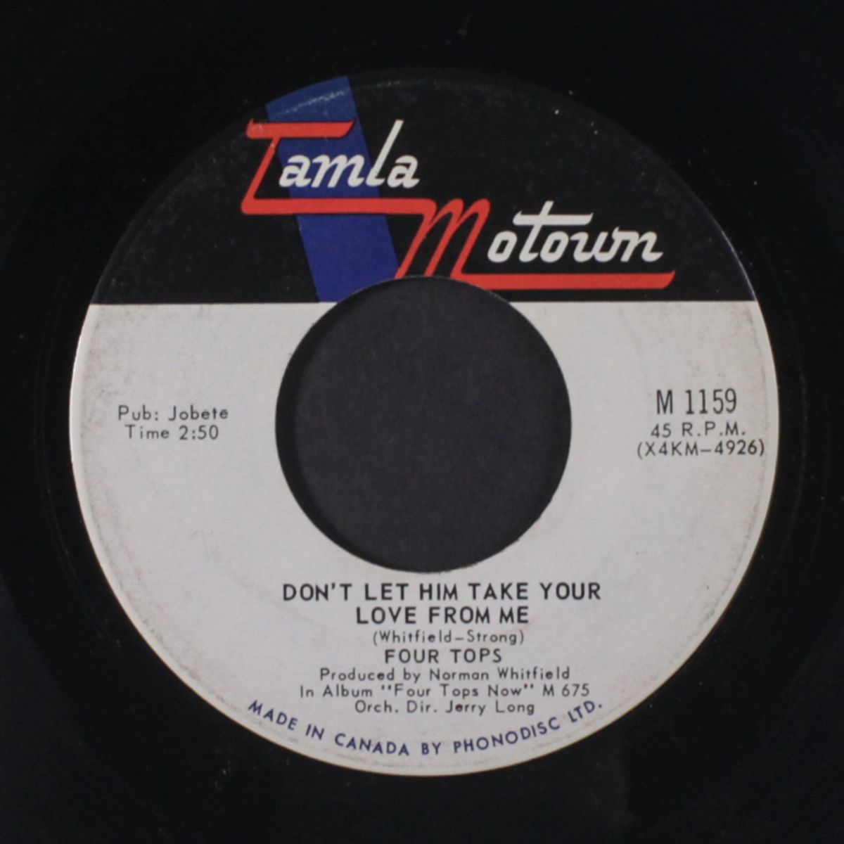don't let him take your love from me / the key by FOUR TOPS