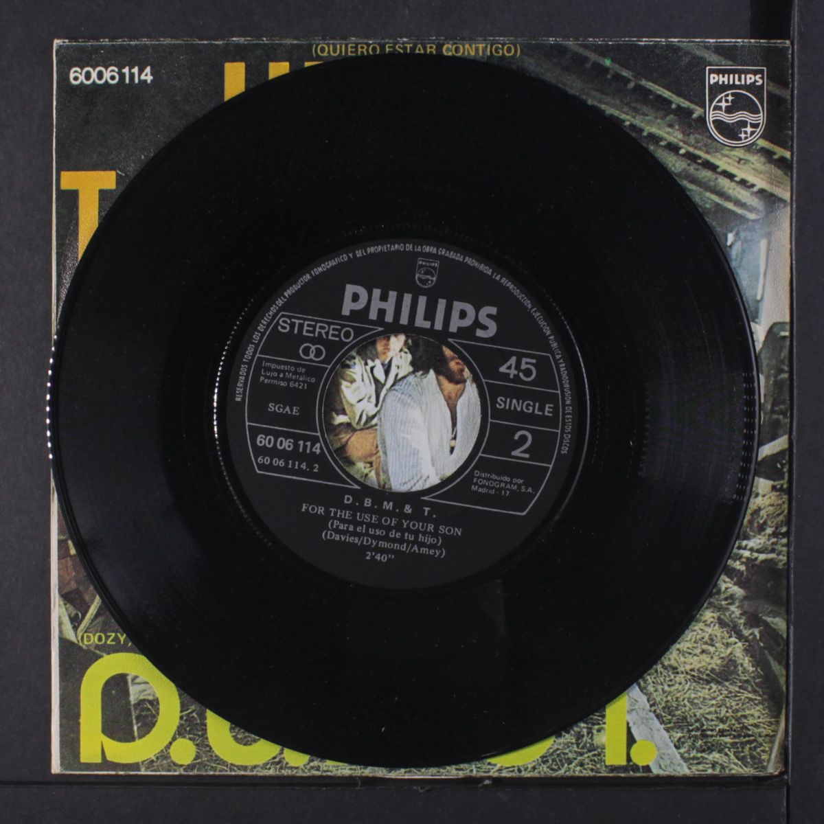 i want to be there / for the use of your son by D.B.M. & T.