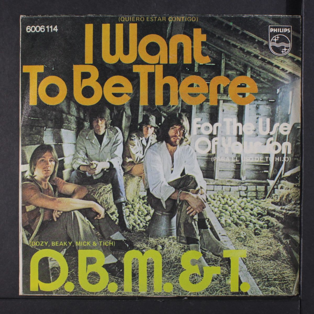 i want to be there / for the use of your son by D.B.M. & T.