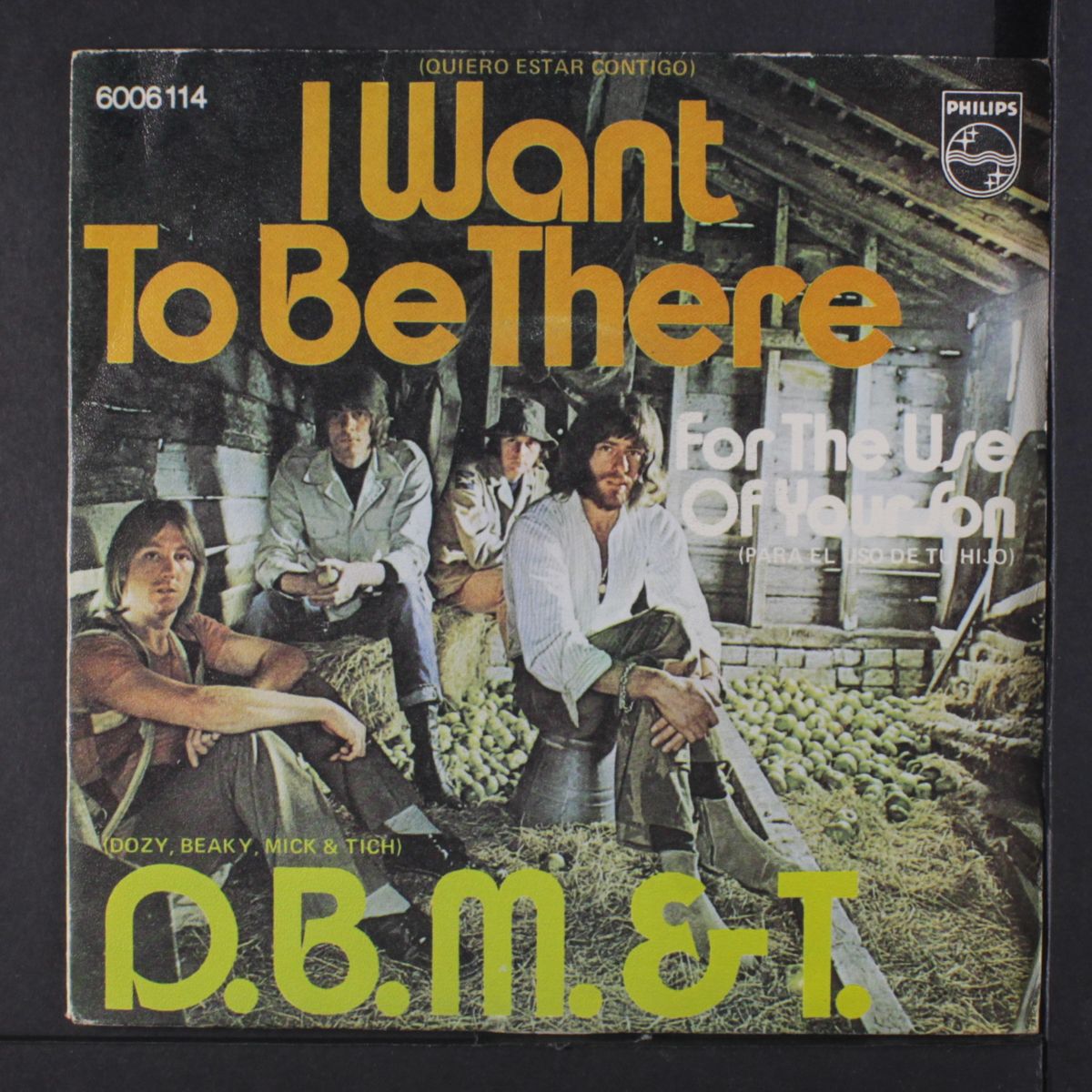 i want to be there / for the use of your son by D.B.M. & T.