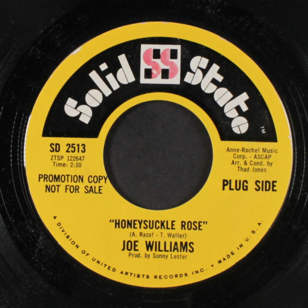 everybody wants to be loved / honeysuckle rose by JOE WILLIAMS