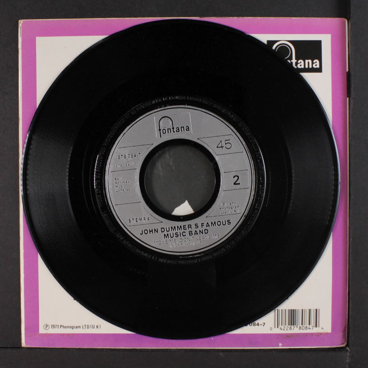 nine by nine / move me, don't leave me by JOHN DUMMER'S FAMOUS MUSIC BAND
