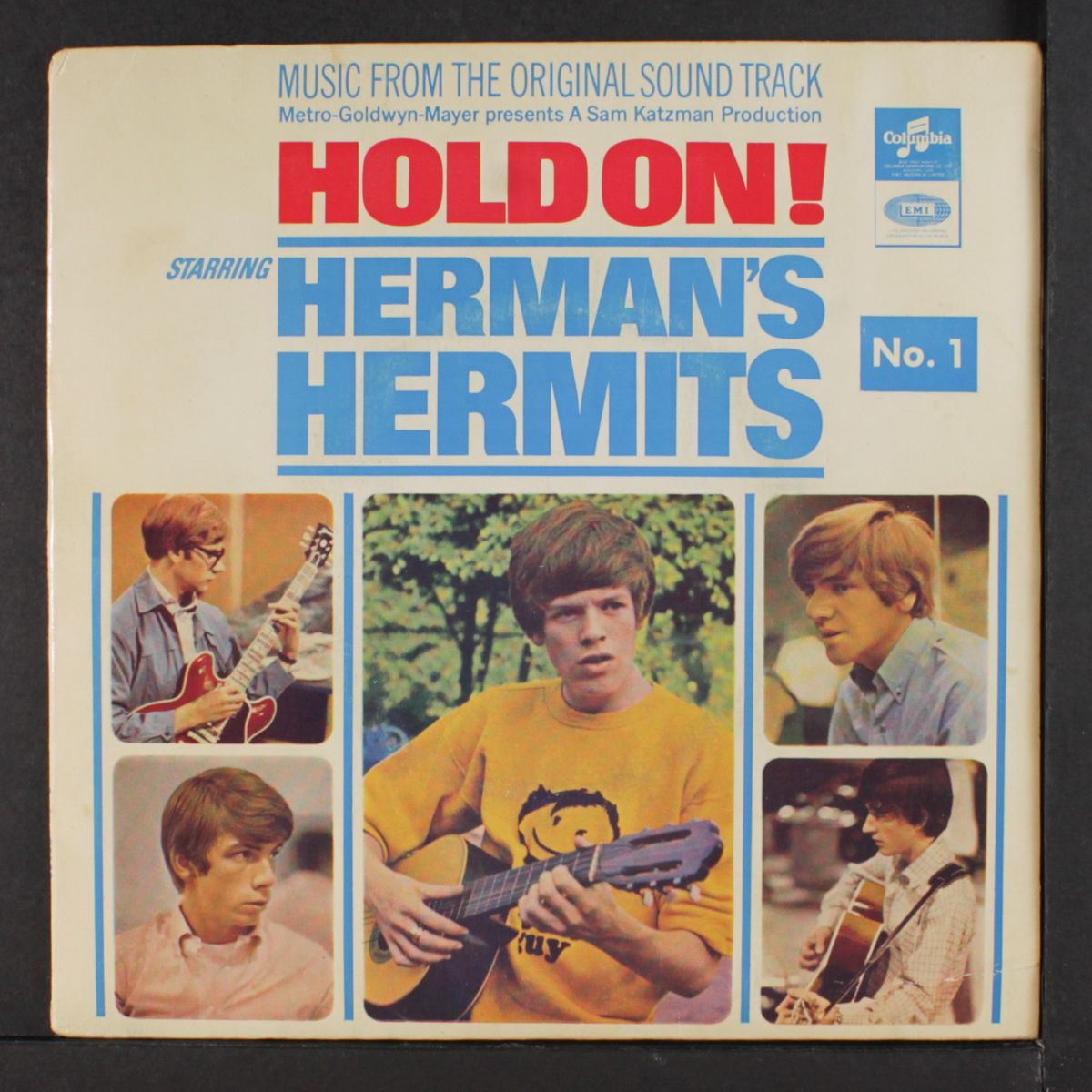 hold on + 3 (no. 1) by HERMAN'S HERMITS