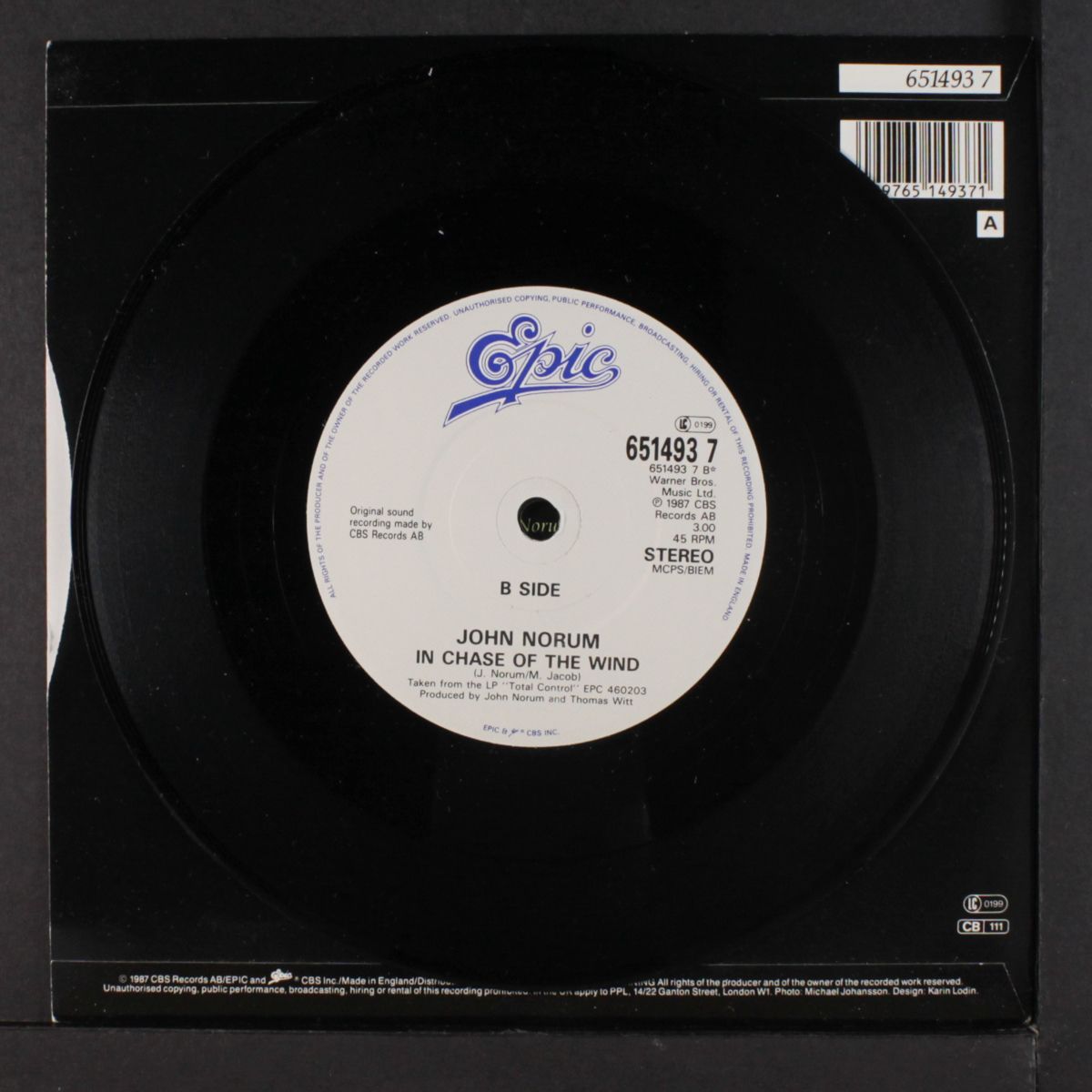 love is meant / in chase of the wind by JOHN NORUM