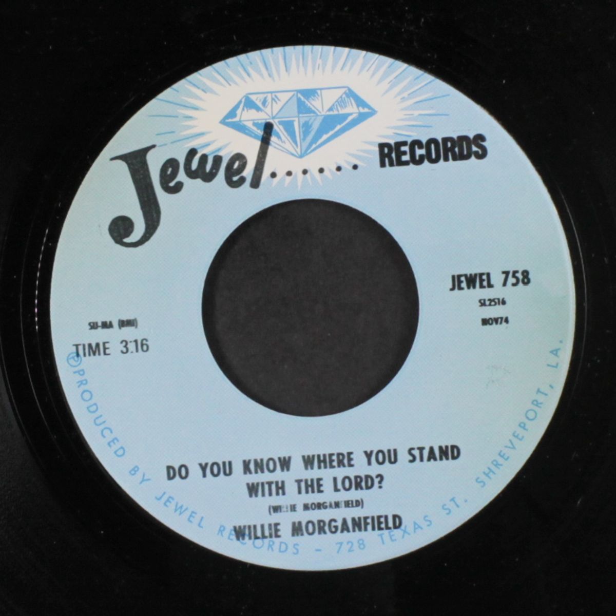 at the cross / do you know where you stand with the lord by WILLIE MORGANFIELD