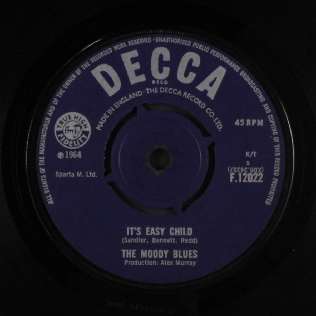 go now / it's easy child by MOODY BLUES